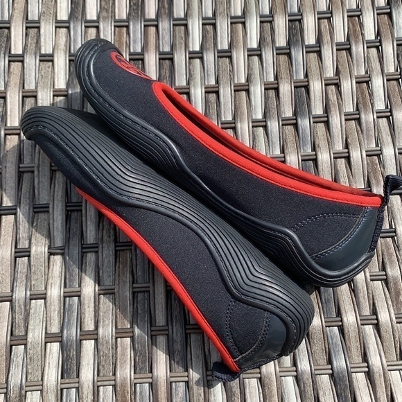 TORY Burch Navy/Red Aqua Ballet Neoprene Water Shoes - Picture 8 of 14